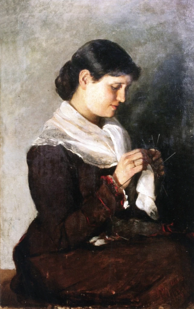 Ritratto di Vera Repin - Schlossmuseum Murnau